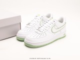 Nike Air Force 1 '07 Low QSWHITEMINT Classic Low -Gang Low -Bring Leisure Sneakers  Leather White Mint Green Hook  Style:DV0788-105