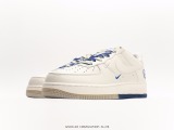 Nike Air Force 1 Low '07  Mi Blue and White  Philadelphia 76 -person city limited Low -top casual board shoes Style:AI5696-103