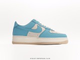 A Bathing APE BAPE X NIKE Air FORCE 1 STA LowUNCGREY Low -gang classic versatile sneakers  Leather North Card Blue Rice Gray  Style:315122-007