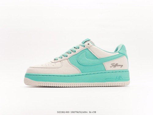 Tiffany & Co. X Nike Air Force 1 Low Spfriends and Family Classic Low Low -Bannia Sneaker  Co -branded Tiffany Blue Gray  Style:DZ1382-003