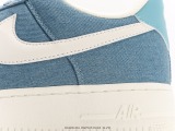Nike Air Force 1’07 Low QSDenim Bluewhite Classic Low -Gangs Leisure Sneaker  denim cloth light blue and white  Style:DG2296-004