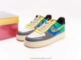UNDEFEATED X NIKE Air FORCE 1’07 Low SpceleStine Blue Classic Low Low -Banner Sneaked Sneakers  Co -branded Color Color Color Style:DV5255-001