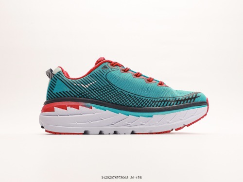 HOKA One One Clifton 8 highway shock absorption low help running shoes