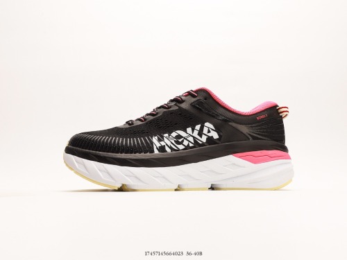 HOKA One One ｜ Bangdai Bondi 7th generation men's and women's style Bangbang 7 shock -absorbing highway running shoes
