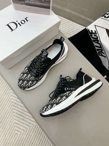 Dior2023 Men's high -top casual shoes