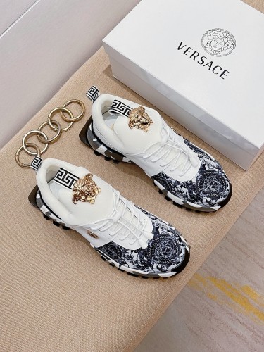 Versace new mid -to -heel casual shoes