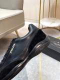 Prada men's casual shoes low -top shoes letters decoration