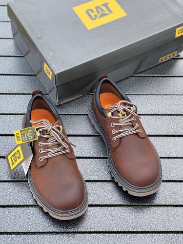 CAT workshoe low -top men's shoes retro outdoor casual shoe big head shoes oil wax work shoes