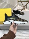 Fendi2023 men's high -top casual shoes