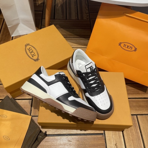 TODS couple color fight sports casual shoes