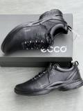 ECCO casual shoes male leather sports shoes breathable footwear