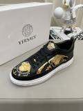 Versace2023 Men's high -top casual shoes
