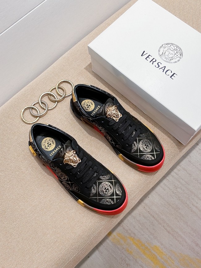Versace men's four seasons high -top casual shoes