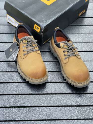 CAT workshoe low -top men's shoes retro outdoor casual shoe big head shoes oil wax work shoes