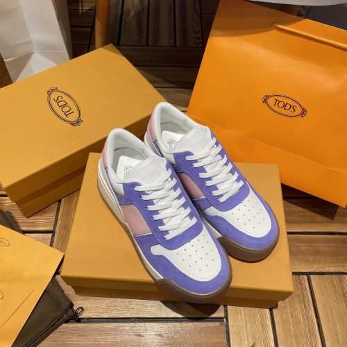 TODS couple color fight sports casual shoes