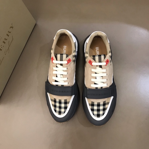 Burberry men's height sneakers