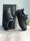 ECCO Golf Shoes Yakskin Men's Fixed Nail Shoes Golf Sports Shoes Step Shoes White 01007