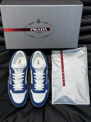 Prada new men's leather sports shoes