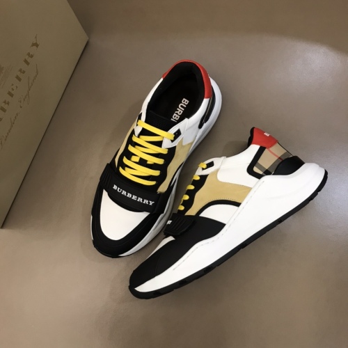 Burberry men's height sneakers