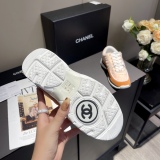 CHANEL autumn and winter rough flower hair woolen couple sports shoes