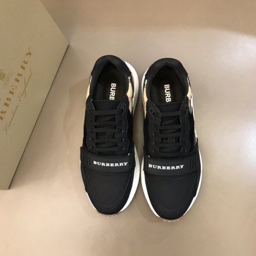 Burberry men's height sneakers