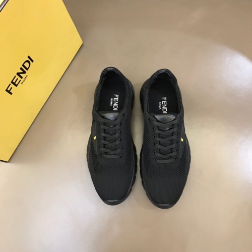 FENDI spring and summer new men's casual sports shoes Little Monster Series