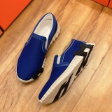 Hermes new series of breathable canvas sleeve sneakers