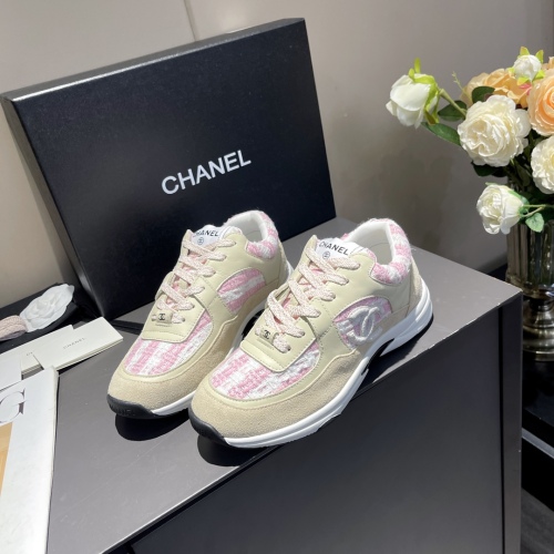 CHANEL autumn and winter rough flower hair woolen couple sports shoes