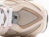 New Balance 9060sea Salt series retro versatile dad's leisure sports running shoes  sea salt light gray  Style:U9060MAC
