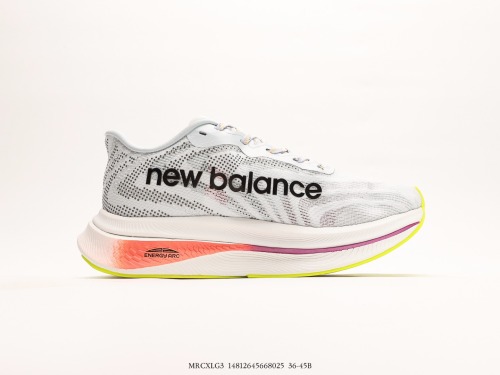 New Balance Fuelcell Supercomp Trainer V2 Conoper Training V2 series ultra -lightweight low -top leisure sports jogging shoes  net yarn white red  Style:MRCXLG3