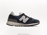 New Balance M1300 series classic retro low -top leisure sports jogging shoes  Midnight Blue Silver White  men's shoes Style:M1300AO