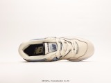 New Balance 55 series white yellow and green new balance leather noodles neutral casual running shoes Style:BB550PLA