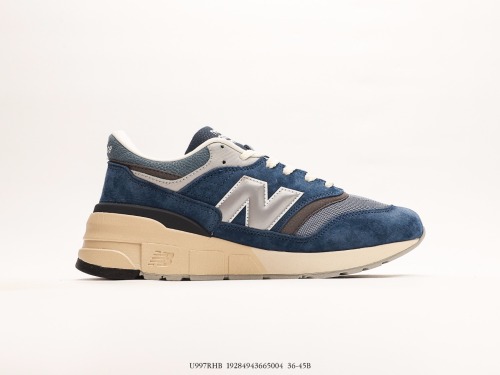 New Balance official men's and women's shoes 997 series fashion, comfortable casual sports shoes men's casual retro shoes Style:U997RHB
