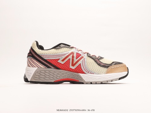 New Balance Aimé Leon Dore x New Balance 860V2 series cooperation classic recosting father style casual sports jogging shoes Style:ML860AD2