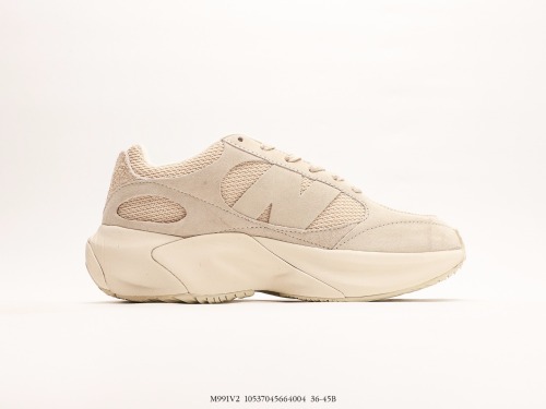 New Balance Auralee x New Balance Warped Runner x 991 V2 NB Decoding Wind New Balance new joint model low -gang retro leisure sports jogging shoes Style:M991V2