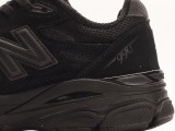 New Balance 990 series Black Samurai retro leisure running shoes Style:M990TB3