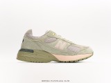 New Balance Joe Freshgoods x New Balance Made in USA MR993 series of American -made blood classic retro leisure sports versatile dad running shoes  joint matcha green rice noodles  Style:MR993JG1