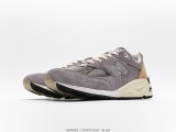 New Balance Kith x New Balance 990V1 Dusty Rose The whole pair of shoes is still the most popular Yuanzu gray tone Style:M990TD2