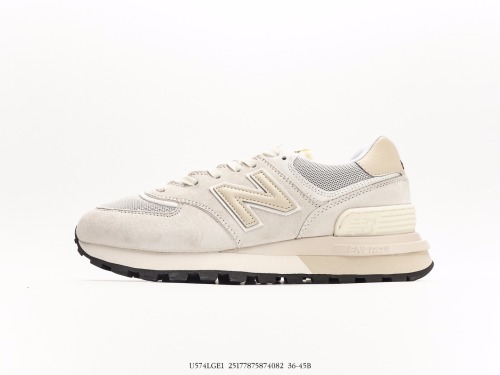 New Balance U574 upgraded version of the low -top retro leisure sports jogging shoes  Mi White  Style:U574LGE1