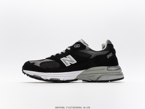 New Balance Made in USA MR993 Series Classic Classic Retro Leisure Sports Specific Daddy Running Shoes Style:MR993BK