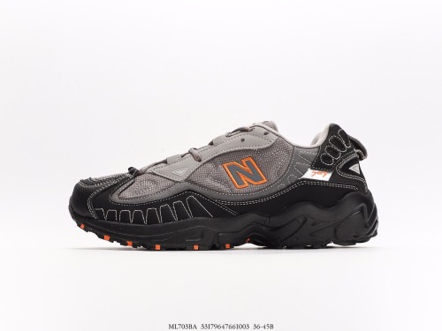 New Balance ML703 series retro daddy, leisure sports mountain system off -road running shoes retro shoes Style:ML703BA
