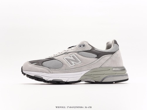 New Balance in USA MR993 series of American -produced blood classic retro leisure sports versatile daddy running shoes Style:WR993GL