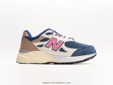 New Balance 990V3 retro single product breathable shock absorption, abrasion -resistant low -top sports running shoes Style:M990KH3