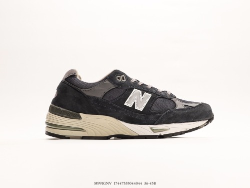 New Balance M991 series US -produced descent sports running shoes Style:M991GNV