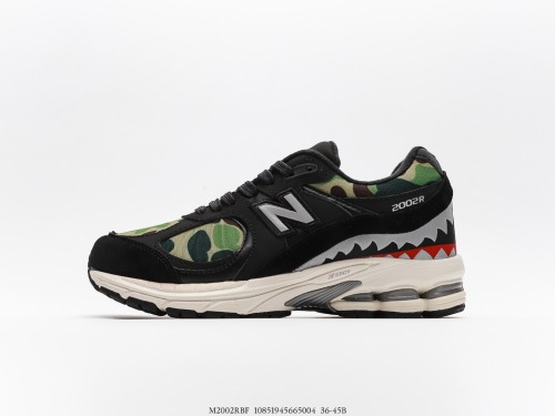 New Balance ML2002 series retro daddy style men and women casual shoes couple versatile jogging shoes sports men's shoes women's shoes 3M reflective camouflage ape Style:M2002RBF