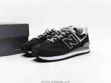 New Balance 574 series sports retro casual jogging shoes Style:ML574EVB