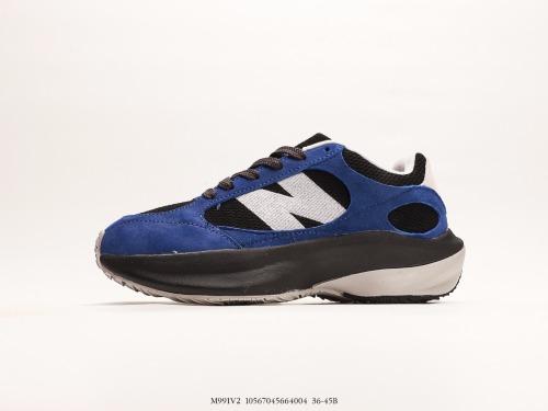 New Balance Auralee x New Balance Warped Runner Trend, comfortable, versatile, abrasion -resistant low -top shoes Style:M991V2