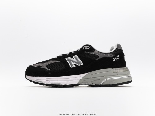 New Balance Made in USA M993 Series Classic Classic Retro Leisure Sports Various Daddy Running Shoes Style:MR993BK