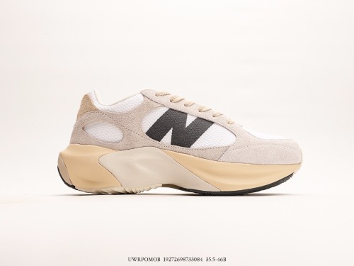 New Balance Warped Runnerblackwhite Dynamic Running Series Low Gang Gang Gang Big Besides Daddy Leisure Sports thick sole running shoes Style:UWRPOMOB