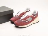 New Balance 997RWINE Red Modified Edition series low -top classic retro thick leisure sports jogging shoes  red rice white  Style:U997RCC